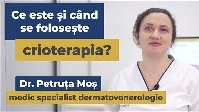 Cadru din videoclip: Ce este și când se folosește crioterapia